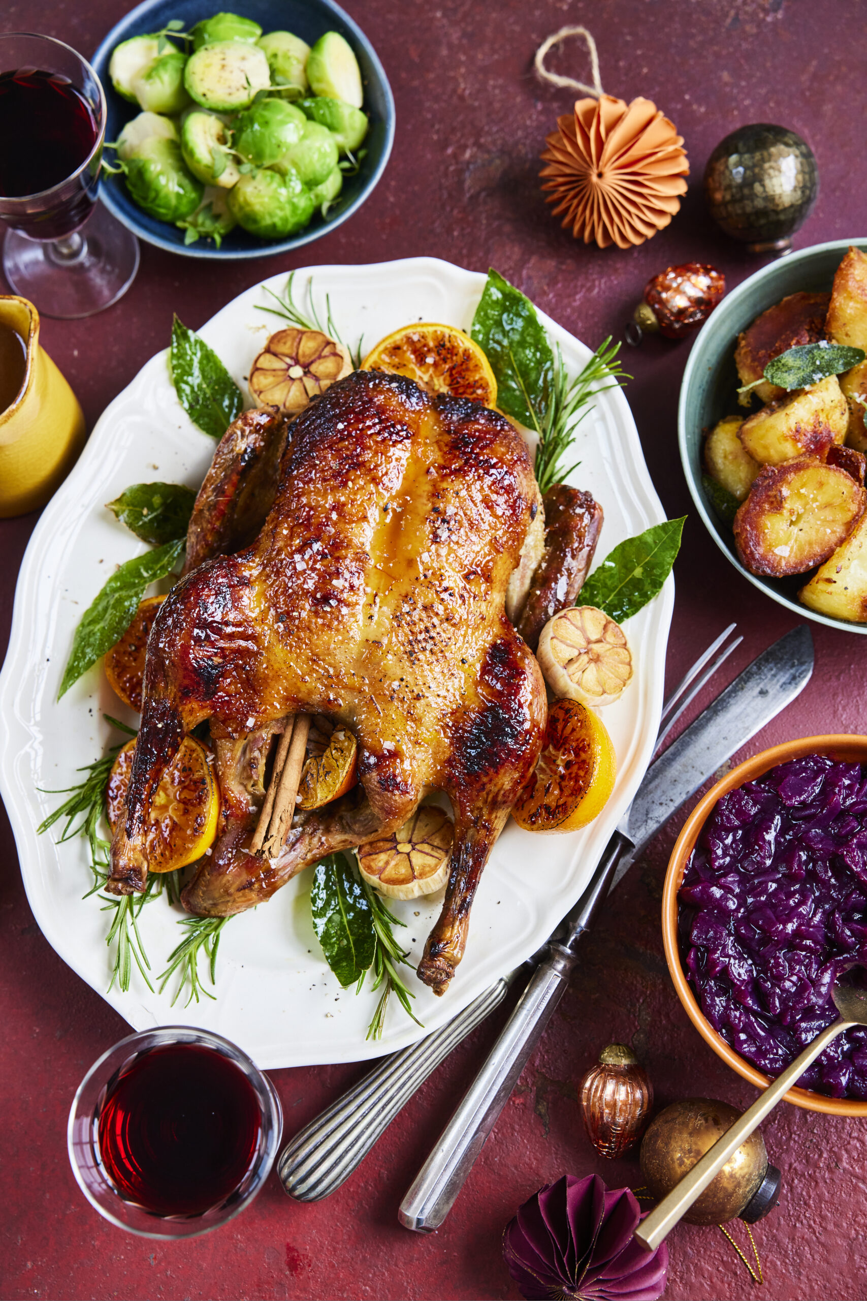 Duck and Orange